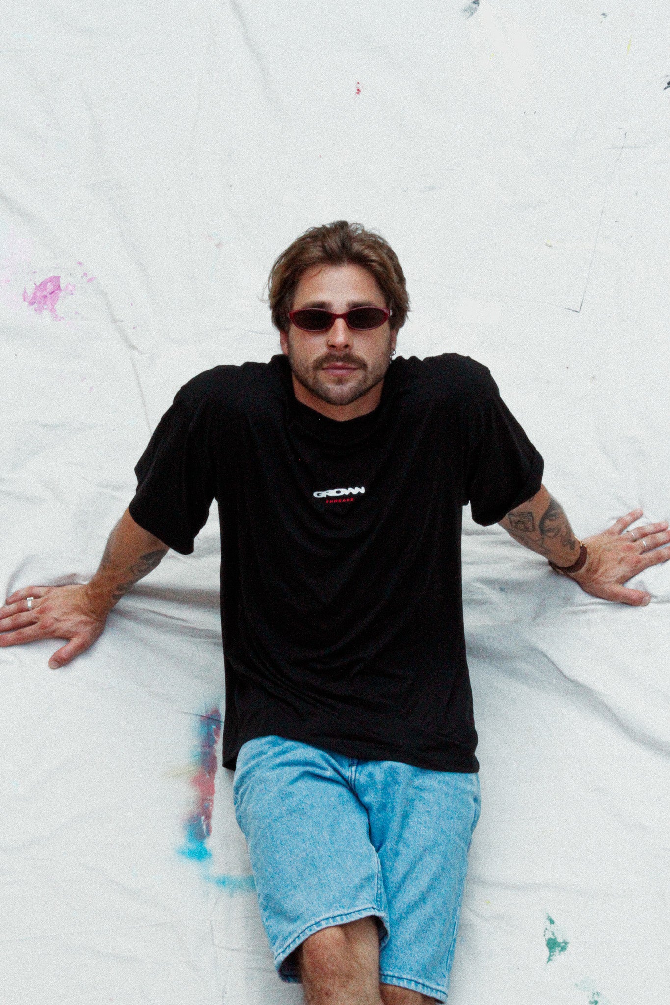 Bamboo Oversized Tshirt BLACK