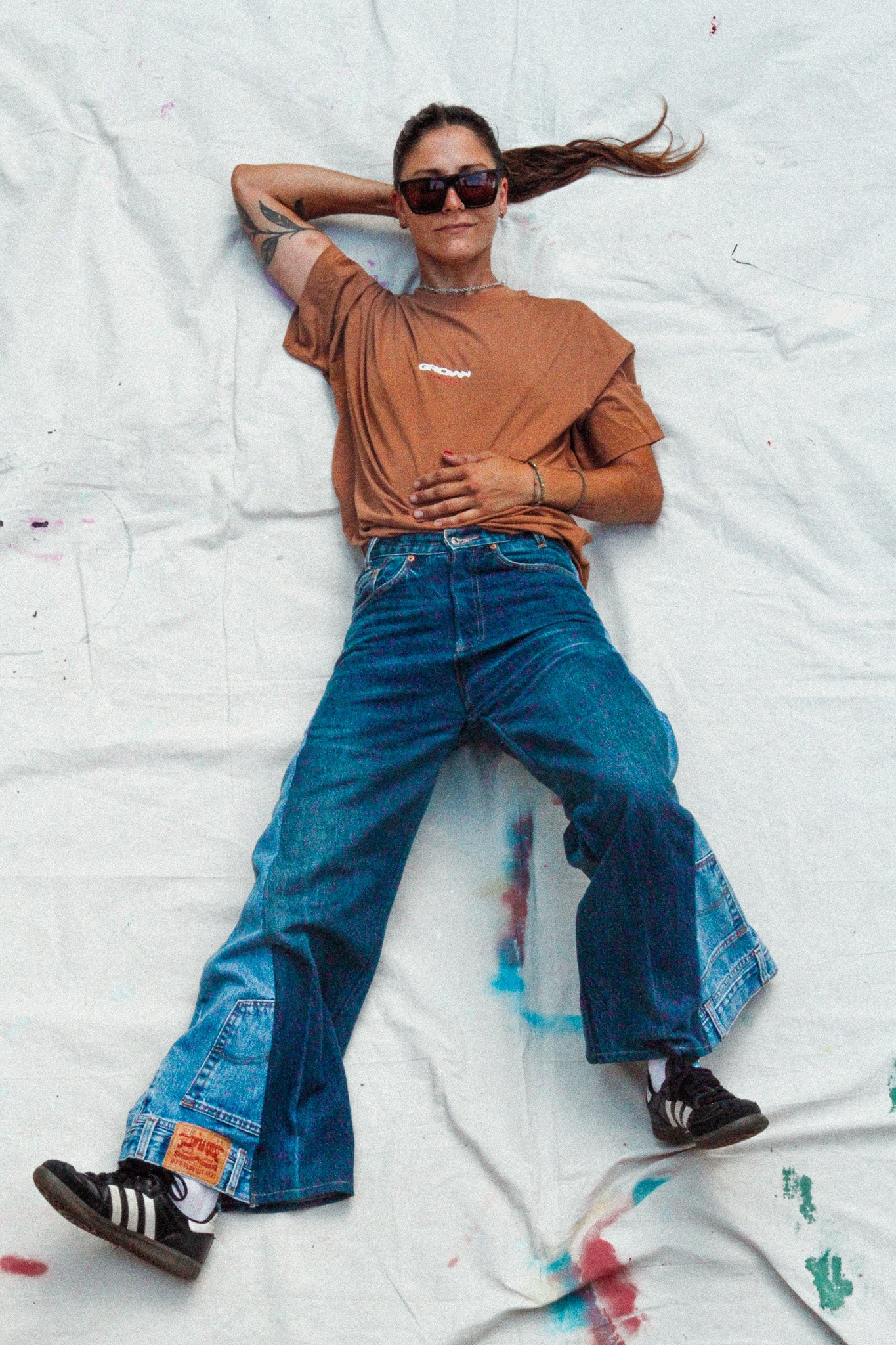 Bamboo Oversized Tshirt BROWN